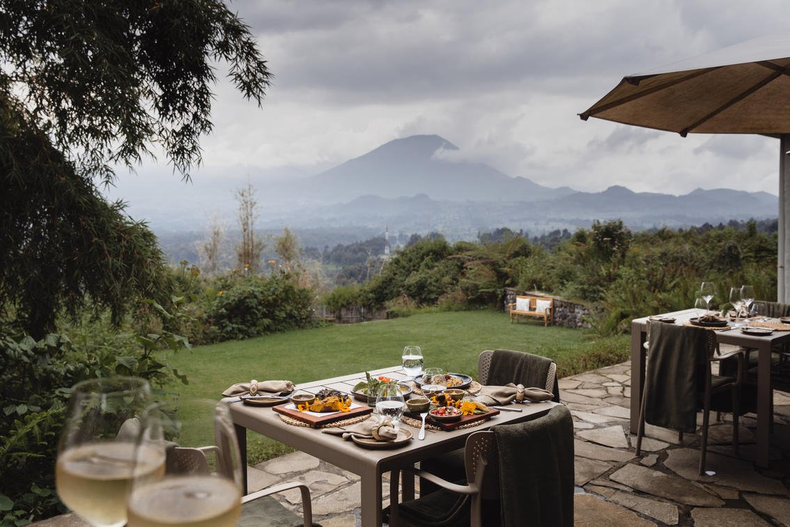 Sabyinyo Silverback Lodge Dining Experience Rwanda