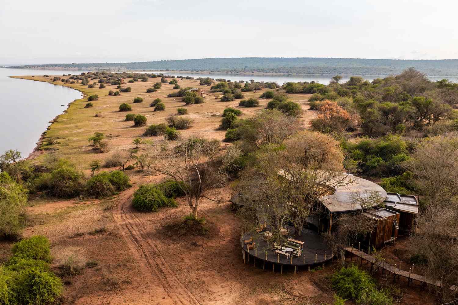 Big Five safari at Wilderness Magashi Peninsula in Rwanda