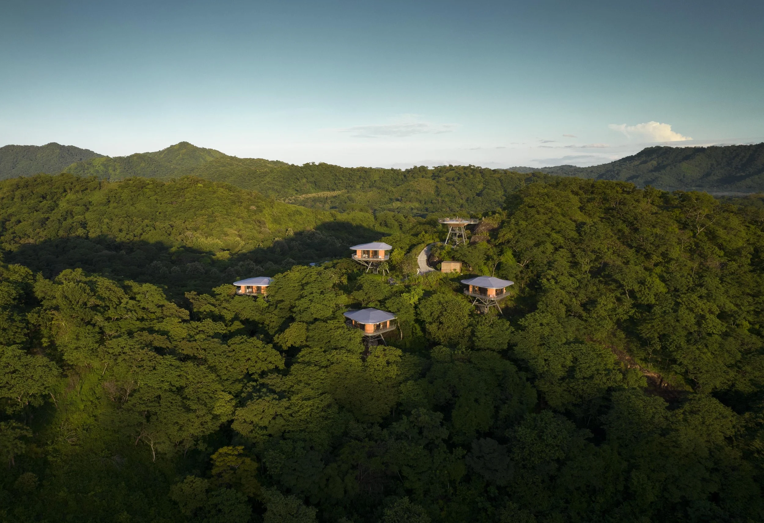 Luxury Safari Lodge Aerial View