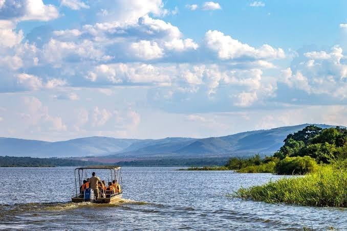 Lake Ihema in Akagera National Park Rwanda