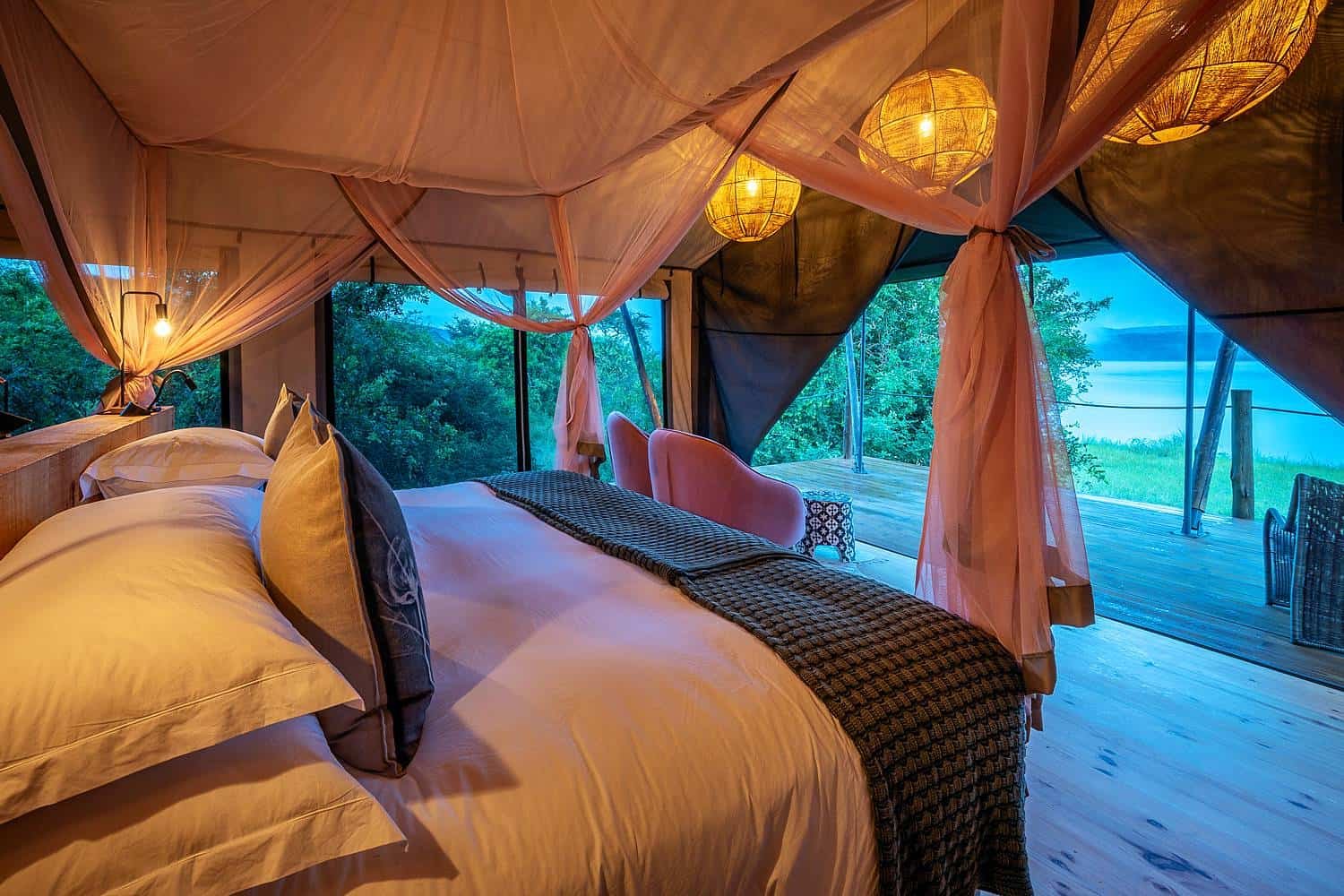 Luxury Tented Suites at Wilderness Magashi Camp Rwanda