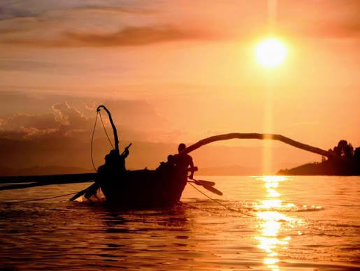 Sunset on Lake Kivu Rwanda
