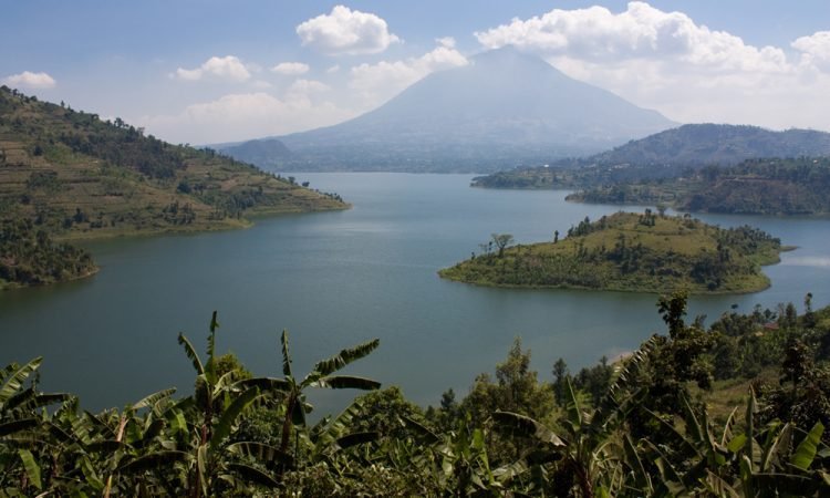 Spectacular location above Lakes Bulera and Ruhondo in Rwanda