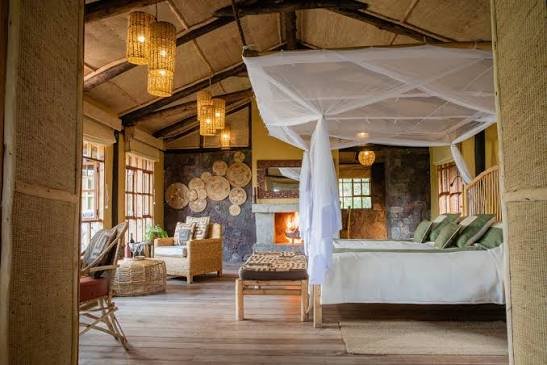 Virunga Lodge Above the Twin Lakes in Rwanda
