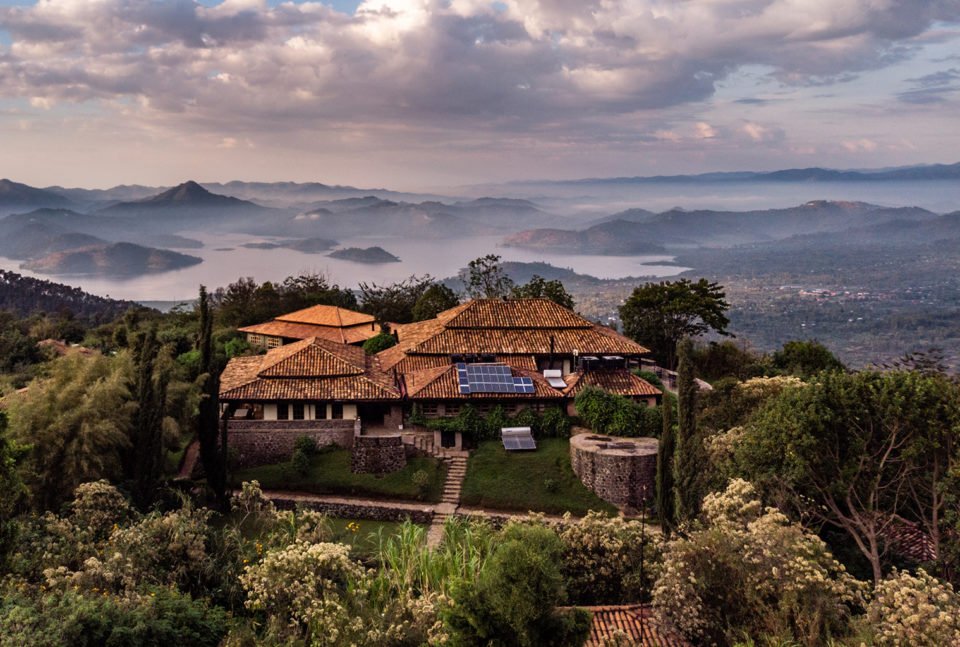 Virunga Mountains Rwanda Landscape